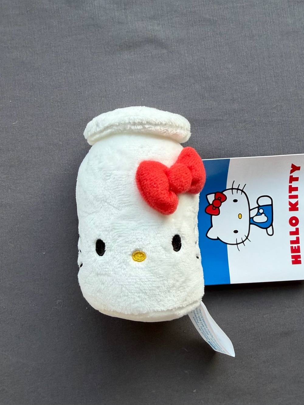 Hello Kitty milk bottle plush/Keychain